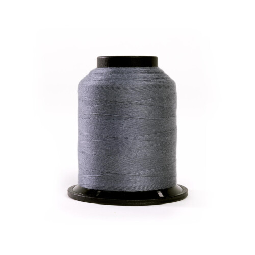 Finesse Thread Solid Colors | 100% Polyester  3ply  50wt | Thread Cones | 100% Polyester Thread for Quilting and Sewing (Charcoal  1 100 Yards)