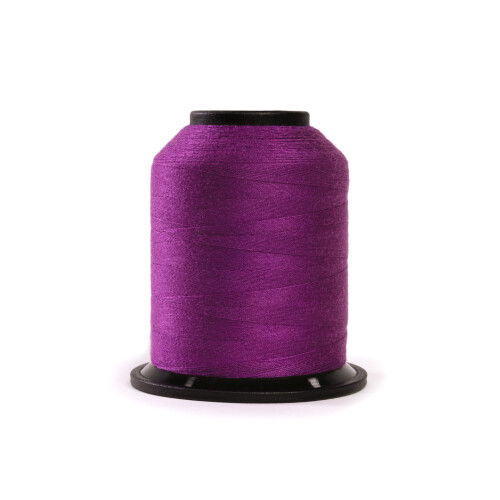 Finesse Thread Solid Colors | 100% Polyester 3ply 50wt | Thread Cones | 100% Polyester Thread for Quilting and Sewing (Royal Purple 1 100 Yards)