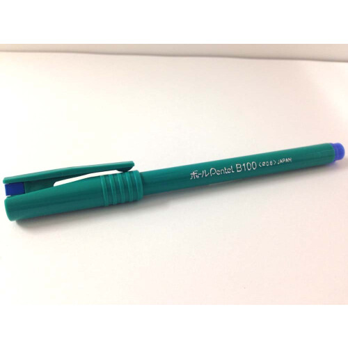 Pentel Pentel B100-CD Vattenbaserad Kulspetspenna Kulspetspenna 10 Styck Bl 1