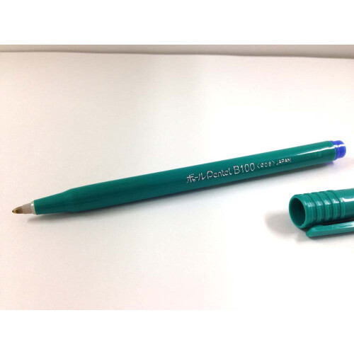 Pentel Pentel B100-CD Vattenbaserad Kulspetspenna Kulspetspenna 10 Styck Bl 2