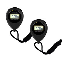 PIAMIG Stopwatch Sport Timer 2 Pack Large Display Digital Stopwatch Timer with Date Time No Alarm Silent Easy to Set Stopwatches for Sports Coache