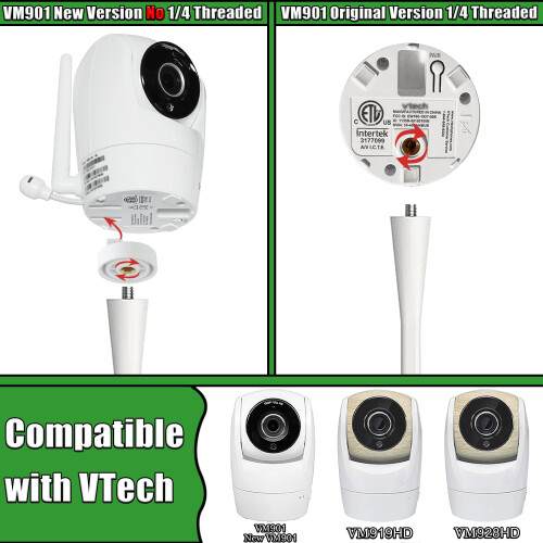 Support de Moniteur Bébé Amélioré pour VTech, Support Flexible pour VM901, VM928HD et VM919HD 1