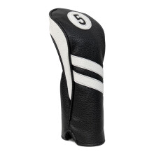 Kryty hlavy golfov ch pal c ProActive Sports Vintage pre Fairway Woods | Kryt hlavy z 5 dreva | Klasick ko en vzhlad | Cierna/Biela
