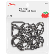 Dritz D Rings 1in kovov taka a prsluenstv 1"""" 24ct