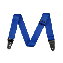 Fender Polypropyleen Gitaarband, Gitaaraccessoires, Lederen Einden, Blauw