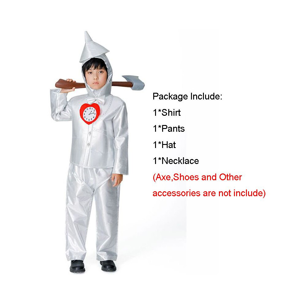 (Boy Suit, Boy-Xl) Oz Wizard Of Tin Man Adult Kids Cosplay Costume Boy Girl Fancy Outfit Dress Suit Not,Specified
