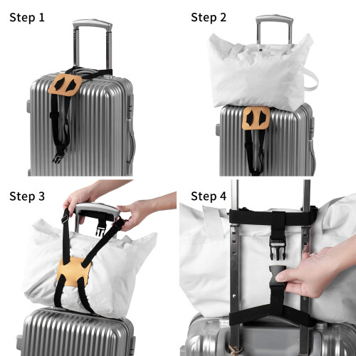 tilf?j en Bag Bagage Strap til kufferter 2