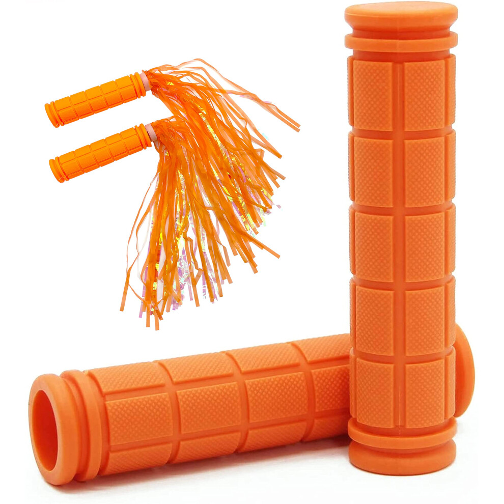 Manopole Per Bicicletta Con Nappe E Nastri Per Bambine, Ragazzi E Bambini, Antiscivolo, Per Manubrio Di Bicicletta, Per Mountain Bike, Scooter, B-image