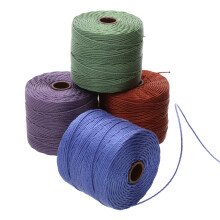 De Beadsmith S-Lon Bead Cord - .5 mm gedraaid nylon koord voor het rijgen van 4-Pack Victoriaanse Mix TEX210 77 yards per spoel