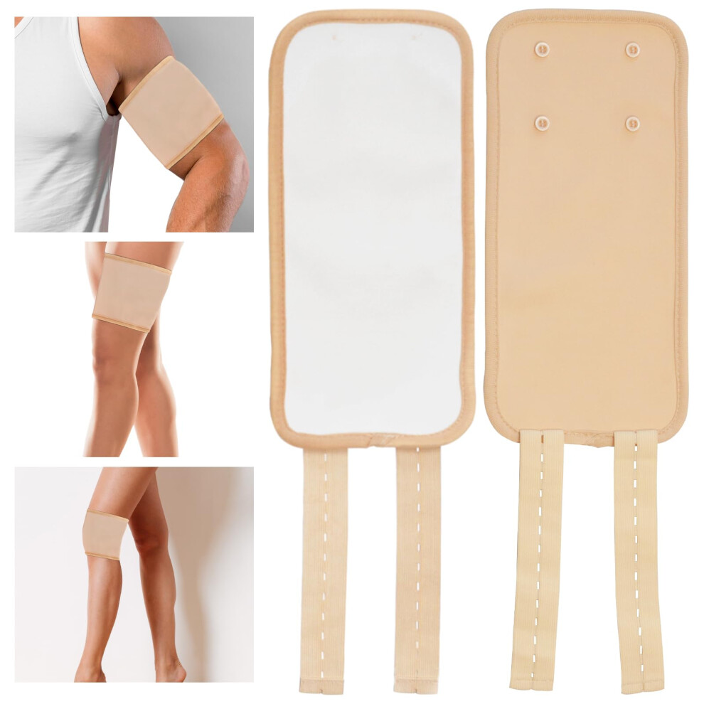 2-Teilige Rizinusl-Gelenkpackung Wiederverwendbare Beinpflegepackung Mit Therischen Len, Auslaufsichere Rizinusl-Handpackung, Ergnzende Th-image