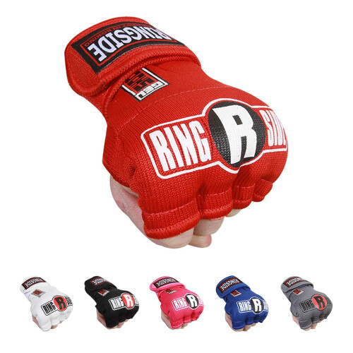 Ringside Quick Wrap Gel Shock MMA Boksbandages Groot/Xlarge Rood