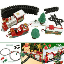 Electric Christmas Gift Led Musical Traintrack Set Toys Kids Party Decor Home