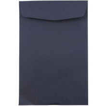 JAM PAPER 6 x 9 Envelopes Premium de Catlogo Aberto - Azul Marinho - 10/Pacote