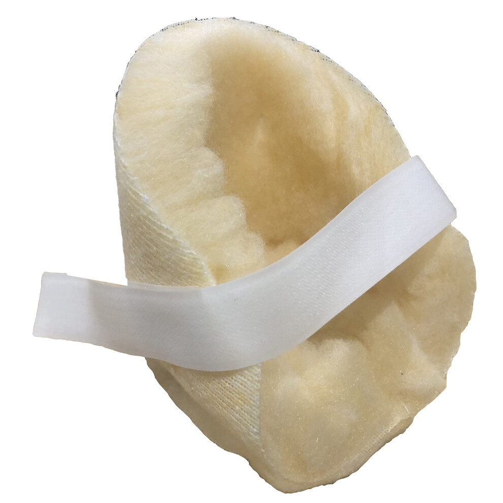 Skil-Care Multi-Ply Heel Protector 2023 Model Universal - Pressure Relief Synthetic Sheepskin Vent Holes For Air Flow Moisture Reduction Snug Fit