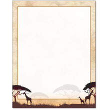 Savana Letterhead Laser & Inkjet Printer Paper (25 Sheets)