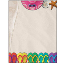Flip Flops brevhoved, laser- og inkjetprinterpapir (25 ark)