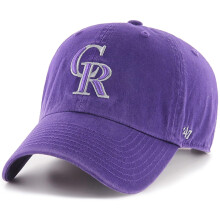 47 Brand MLB Color alternativo Logotipo primario Limpieza de la gorra de bisbol ajustable Sombrero para adultos para todos los ajustes: Colorado Roc
