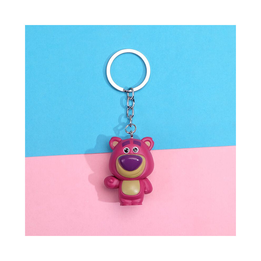 (Lotso) Buzz Toy Story Lightyear Woody Lotso Alien Cartoon Pendant Keychain Doll Not,Specified