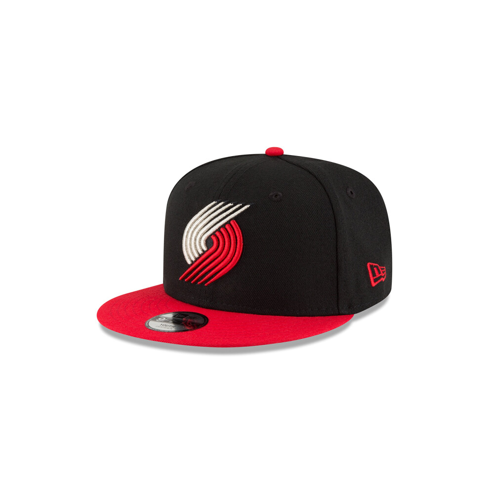 Nov Ra Boys Black Nba Portland Trail Blazers 9Fifty 2Tone Snapback Cap One Size