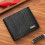 (StyleA) Pattern Trendy Grid Mens Wallet With Soft Leather Pu 1