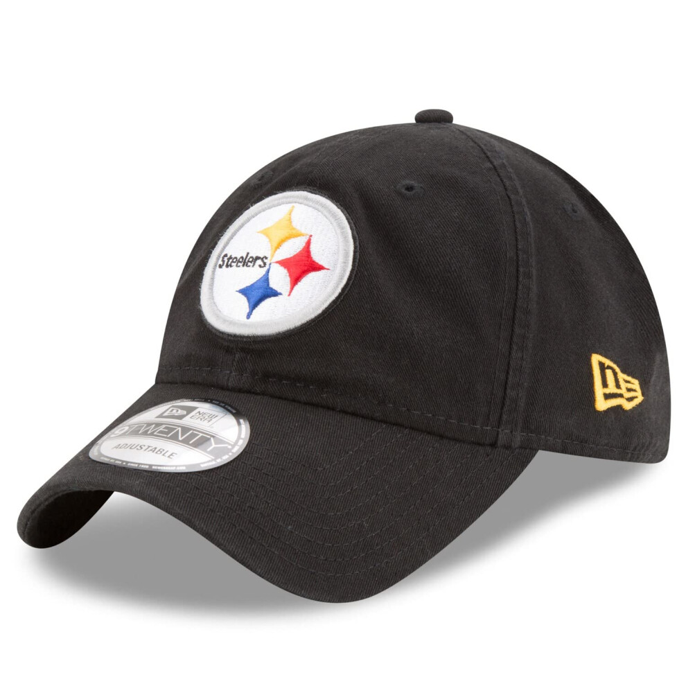 New Era Nfl Core Classic 9Twenty Adjustable Hat Cap One Size Fits All (Pittsburgh Steelers)
