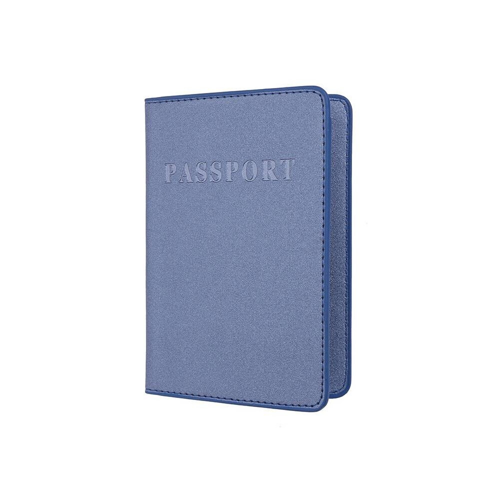(Blue) Passport Pu Leather Holder Multi Card Travel Wallet Cover Multiple Compartments-image-OPC-PGSPYWR-NEW