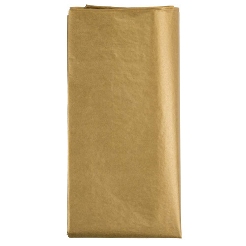 Jam Paper Tissue Paper - Gold Semi -Metallic - 10 Sheets/Pack 1
