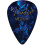 Fender Fender Premium Celluloid Gitr Picks 351 Shape Blue Moto Medium 144-Pack 1