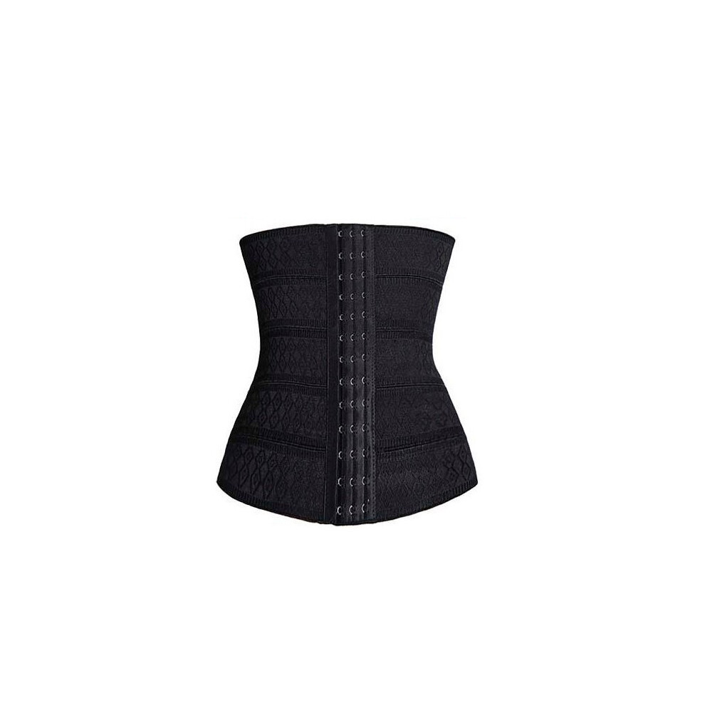 (, Xl) Shaper Women Body Latex Rubber Waist Trainer Cincher Corset Shapewear Underbust Black