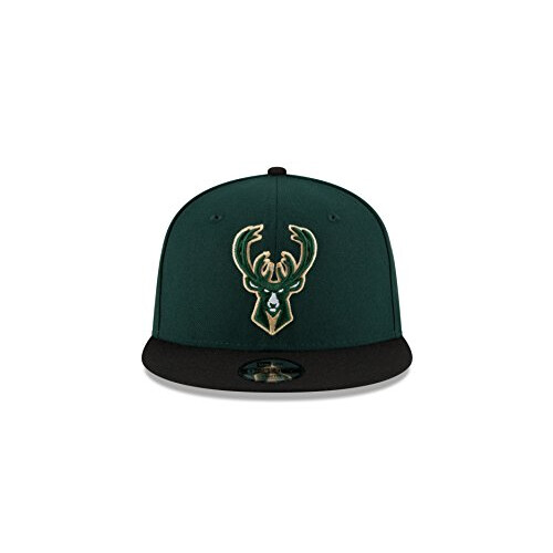 NBA Milwaukee Bucks Jungen 9Fifty 2Tone Snapback Cap Einheitsgr    e Dunkelgr  n 1