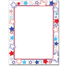Patriotic Stars Tiplehead Laser & Inkjet Stampter Paper (25 fogli)