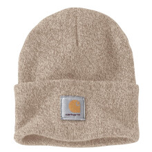 Carhartt Bonnet Tricoté Cuffé pour Hommes, Flaxseed/Oat Milk Marl, Taille Unique US