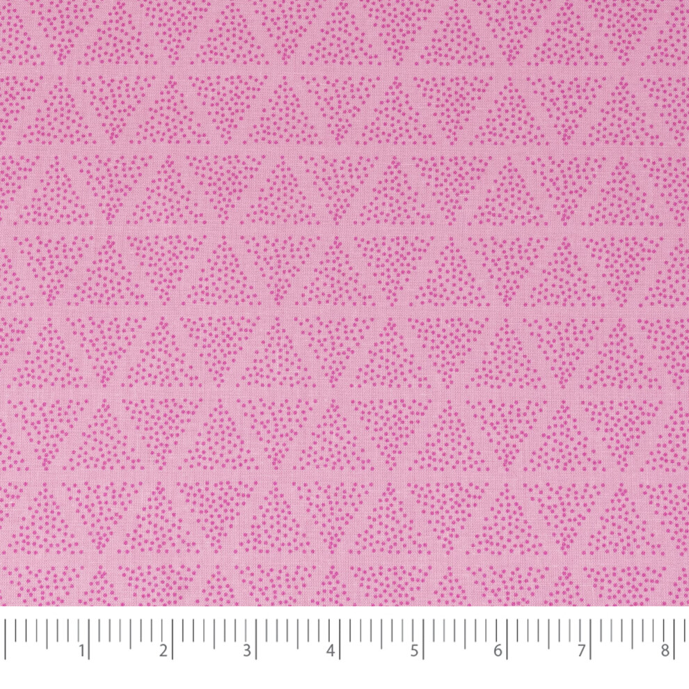 Singer Print Fabric  100% Cotton Pink Dot Blender  Cut by The Yard