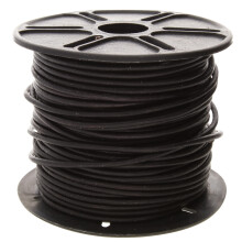 The Beadsmith Leather Cord - Dyed Antique Black - 2mm Spool - 25 Yards/22.86 Meters - Indian Leather Thong Ideal for Braiding  Beading  Necklaces
