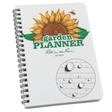 Rite in the Rain Wetterfester Gartenplaner, 4.625 x 7 Seiten-Spirale, Wei (Nr. G73)