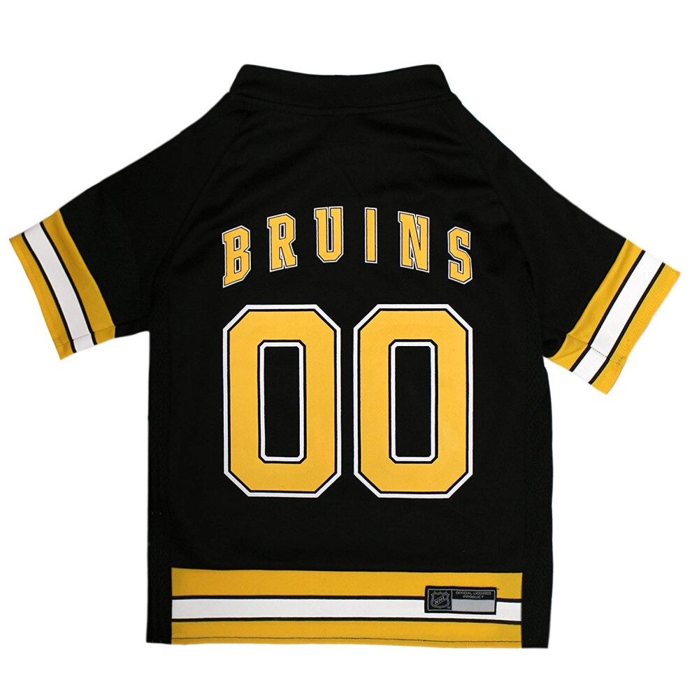 Pets First NHL Boston Bruins Jersey for Dogs & Cats Small. - Let Your Pet Be A Real NHL Fan!