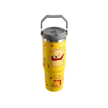 (Pooh Bear) Sanrio Large 890ml Capacity Stainless Steel Vacuum Thermos Cartoon Cup Portable