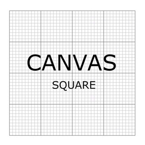 OneHippo 5Pcs/Lot 20x20CM Diamond Painting Canvas with Glue Round/Square Blank Grid Canvas Empty for Customized Projects 2