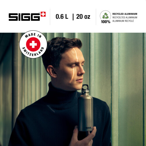 Sigg Sigg - 8623.20 - Drinking Bottle - Traveller - Gray - 0.6 L 1