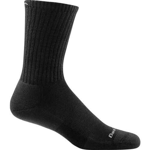 Darn Tough Standard Light Cushion Crew Socks - Herre sort XX-Large