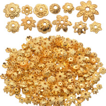 Bronagrand 100 grammes (environ 250-350pcs) Capes de perles Spacers en metal Constatations de bijoux Accessoires pour collier de bracelet Bijoux