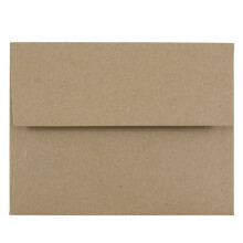 JAM PAPER A2 Premium kutsukirjekuoret - 4 3/8 x 5 3/4 - ruskea voimapaperikassi - 25 kpl / kpl