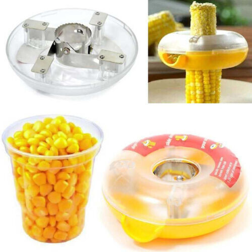 Corn Kerneler Cob Peeler Remover Cutter Stripper Onestep Kitchen Easy Tool 2