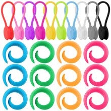 22 PCS Fabric Huggers og magnetiske stofklip til tværstitch silikonetrådspole huggers og nålemindermagnet til broderi og quiltning af krydssting