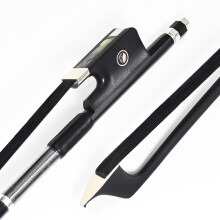 VINGOBOW Natural Black Horse Hair Carbon Fiber Cello Bow (1/2 C.F.-Advanced)