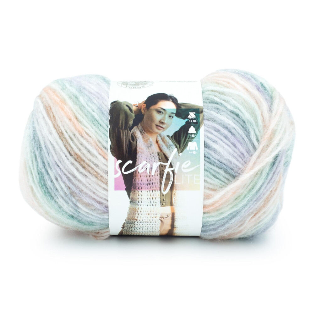 Lion Brand Yarn Scarfie Lite Yarn  1 Pack  Tiger Lily