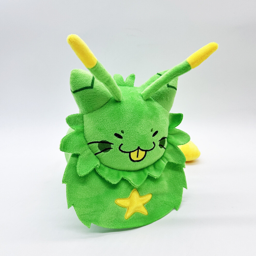 Wiki Regretevator Gnarpy Green Cat Cartoon Style Plush Toy Comfortable Doll Cute