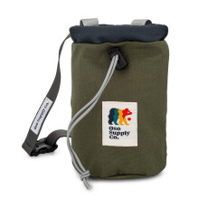 Oso Supply Co - Chalk Bag for Rock Climbing Bouldering Chalk Bag Hink med Quick-Clip blte med dragkedjefrsedda fickor och pse - perfekt inomhu