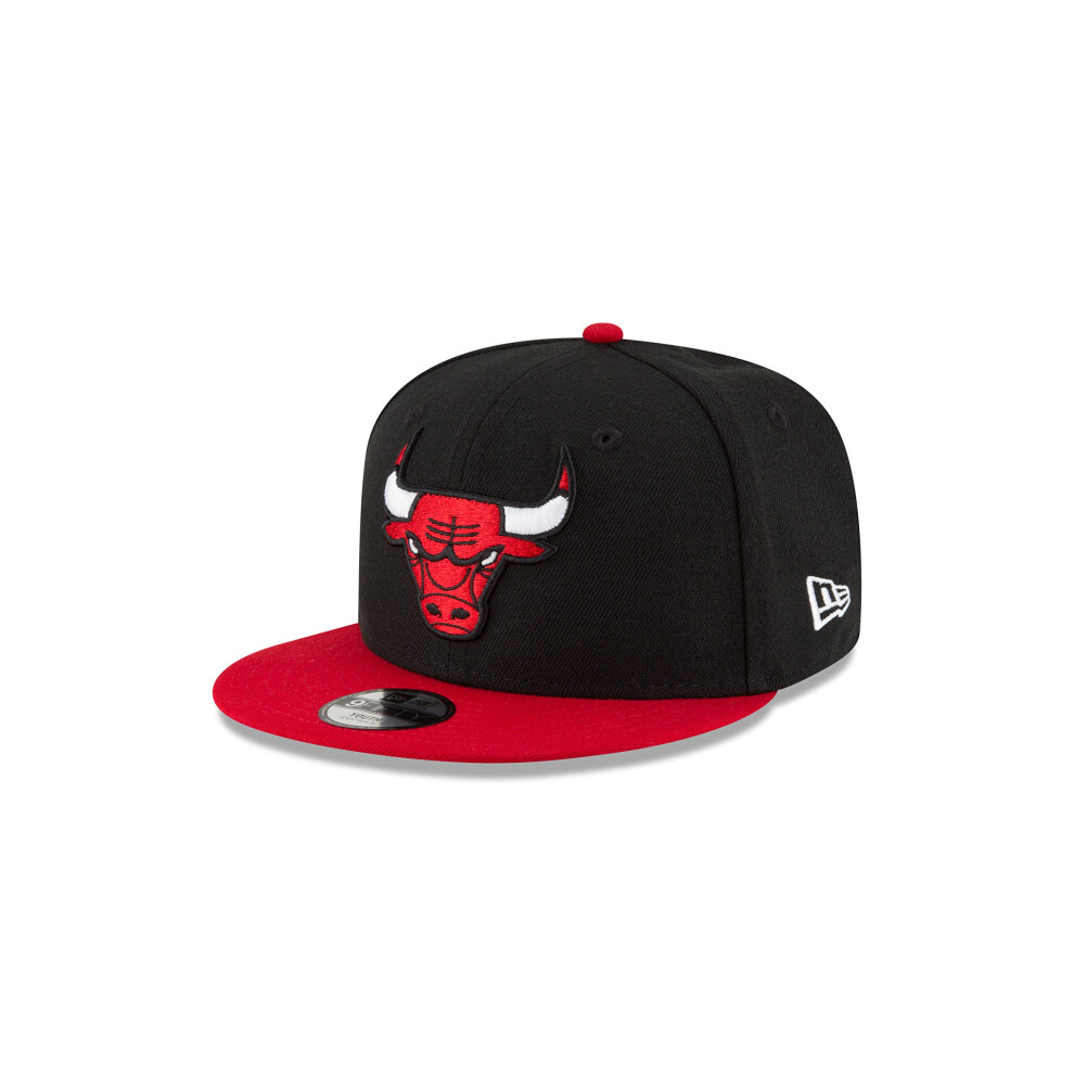 Gorra Snapback Bicolor 9Fifty De Los Chicago Bulls De La Nba Para Ni O, Talla Nica, Color Negro, De New Era-image