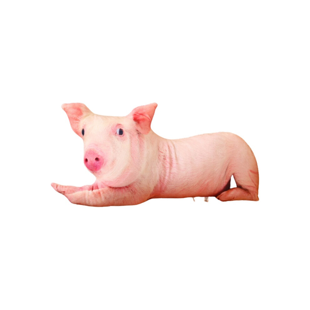 (Lying) Plush Realistic Pig Toy Animal Stuffed Doll Pillow Cushion Home Decor Gifts Kids
